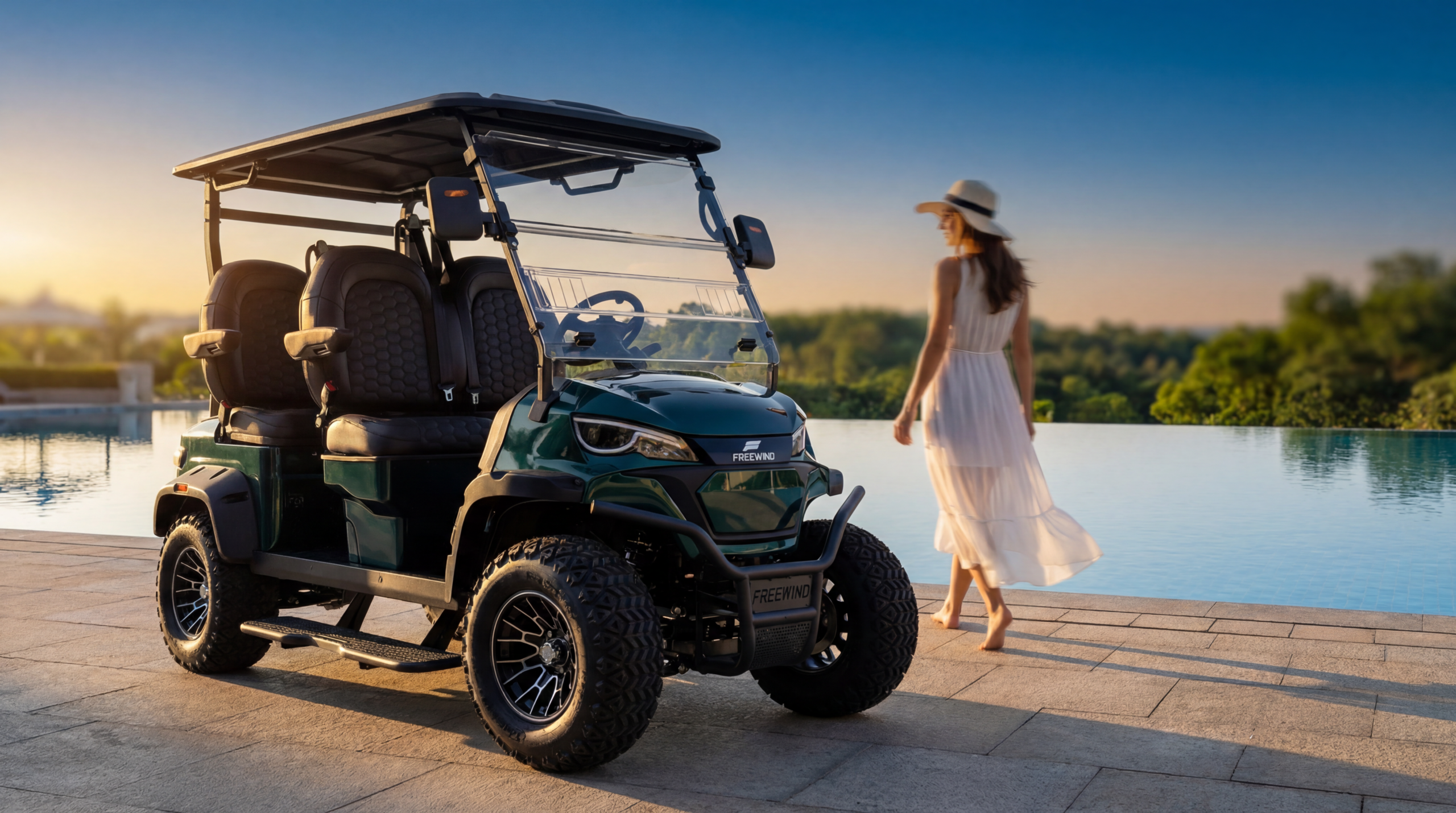 FREEWIND高尔夫车-奢华度假村场景